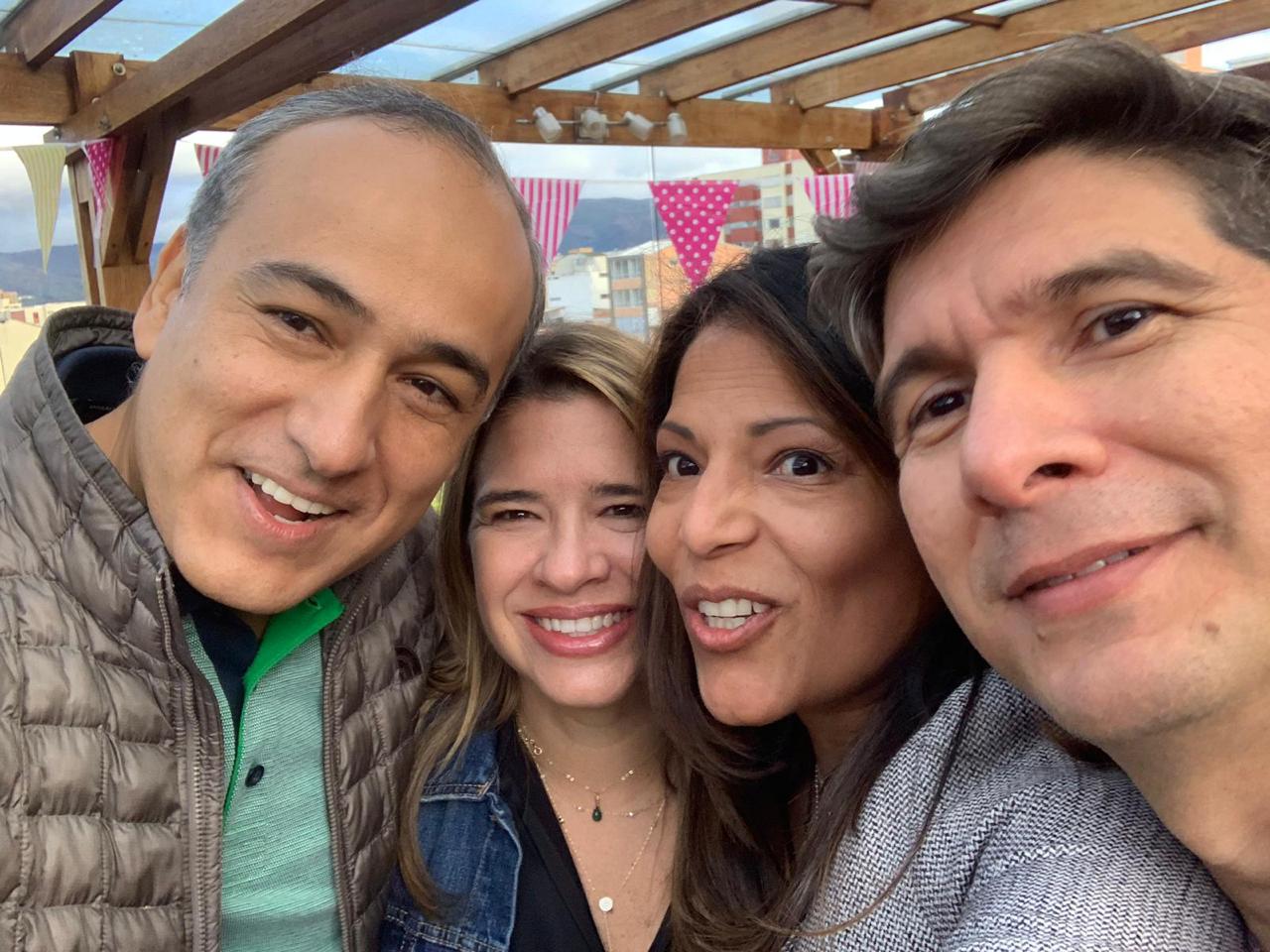 Javier Barrero, Alejandra Liévano, Olga Lucia Cuentas y Juan Guillermo Vega.